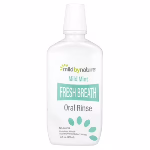 Mild By Nature, Fresh Breath Oral Rinse, No Alcohol, Mild Mint, 16 fl oz (473 ml)